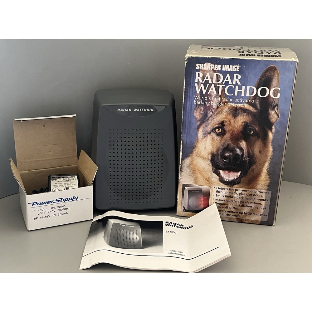 Sharper Image - Radar Watchdog - Barking Dog Alarm Sensor SI-600- Works Great!